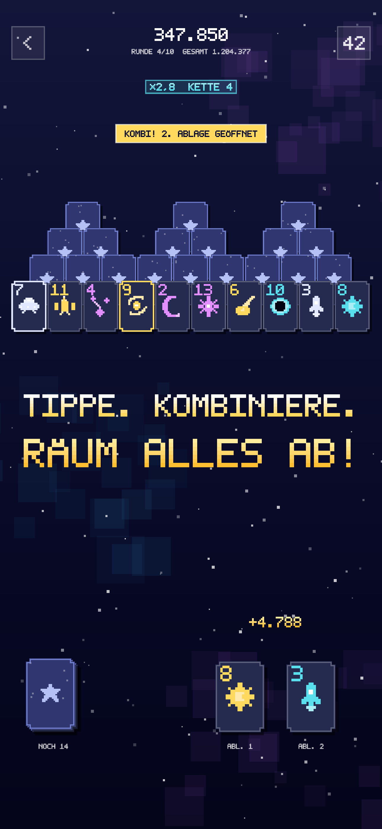 StarCards Spielszene